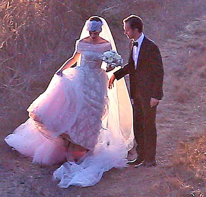 A picture from the  Anne and Adam wedding ceremony.